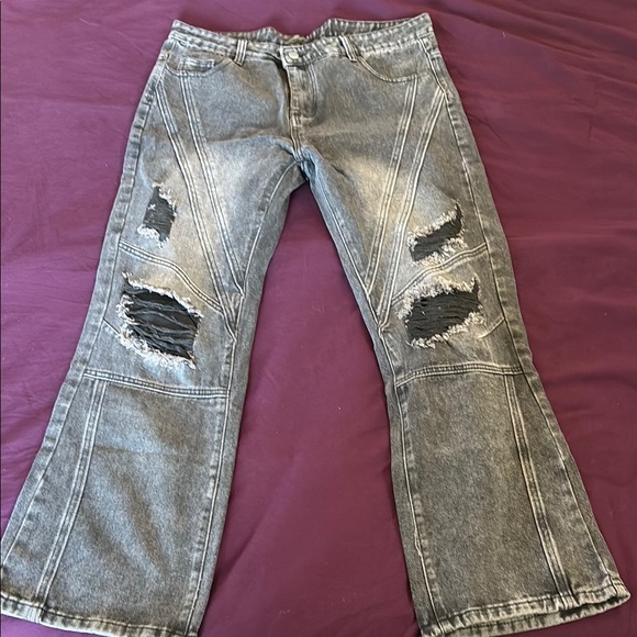 Brand New Wide Leg Jeans No brand - Picture 1 of 5